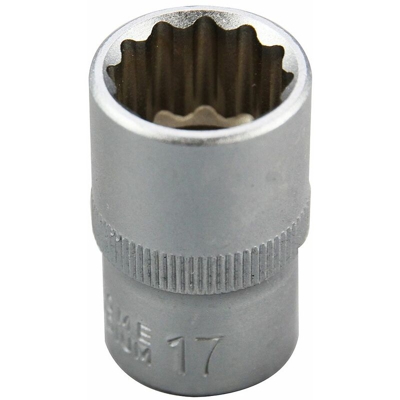 Bussola Bi-esagonale RS PRO, 17mm, attacco Quadrato 1/2 poll., Acciaio al cromo vanadio