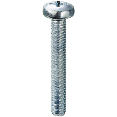 Ambrovit - 200 PZ Di VITI A METALLO TESTA CILINDRICA 4X 60 ZINC.
