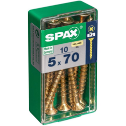 Set Di 10 Viti A Testa Svasata In Acciaio Spax Pozidriv Testa, Diam.5 Mm X Mm L.70 características