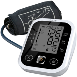 Misuratore di pressione sanguigna elettronico a braccio automatico sfigmomanometro con display a grande schermo versione inglese (spedizione senza características