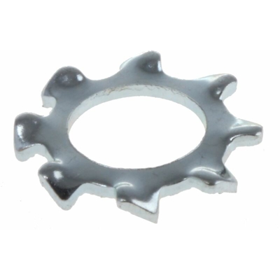 Rondella di bloccaggio RS PRO, in Acciaio Zincato lucido, per vite/bullone M5, Ø esterno 10mm (Confezione da 250)