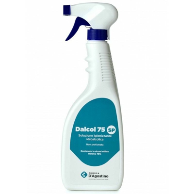 Detergente superfici base alcolica 75% senza profumo