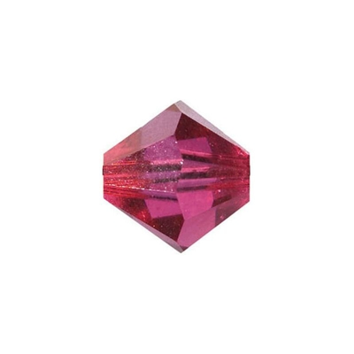 SWAROVSKI PERLA DOPPIO CONO FUKSIA 6MM 12PZ - Knorrprandell