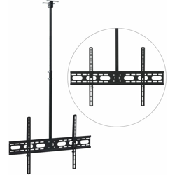 Supporto a Soffitto per TV da 37'-70' Regolabile in Altezza - Nero - Vidaxl en oferta