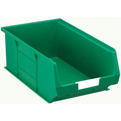 Contenitore RS PRO Verde PP, 130mm x 205mm x 350mm (Confezione da 5)