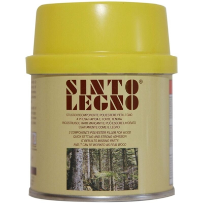 Generico - Sintolegno Stucco Bicomponente Per Legno 750 ml Legno Scuro