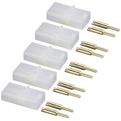 Connettore maschio per batteria Tamiya dorato 5 KIT - Reely