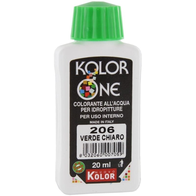 -senza Marca/generico- - 12 PZ Di COLORANTE KOLOR ONE ML.20 N.206 VERDE CHIARO