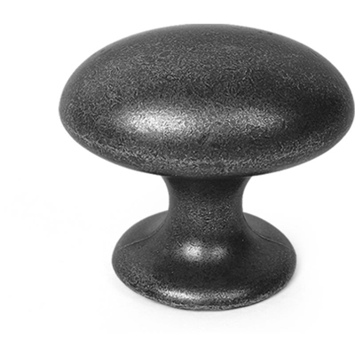 Pomolo, Zama, Peltro, 40 mm interasse. Marchio - REI