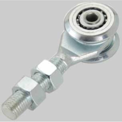 Carrelli per cancelli in ferro 2 cuscinetti diametro mm 44 per rotaia características