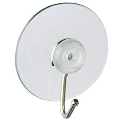 Gancio ventosa nickel trasparente WENKO