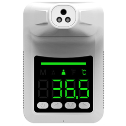 [Non medico] termometro a infrarossi senza contatto a parete interruttore a tre colori per unit en oferta