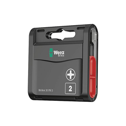Wera 05057750001 Inserti per Viti a Croce Phillips-Recess, 0 W, 0 V, PH 2, Set di 20 Pezzi características