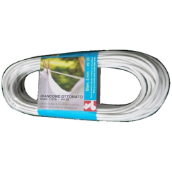 Cavo fune cavetto stendibiancheria 20mt bucato 5mm pvc filo acciaio - Biancone características