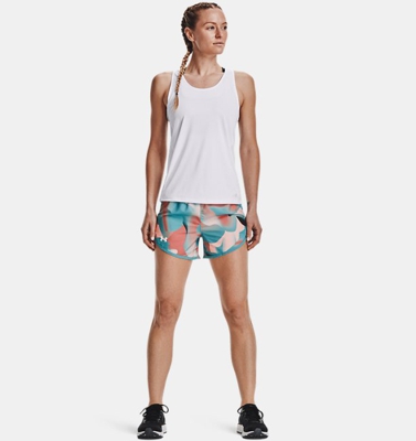 Short UA Fly-By 2.0 Printed da donna