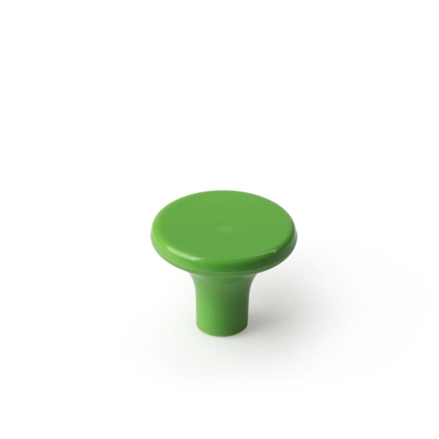 6 pomoli, Plastica, Verde Mela, Diametro 33 mm. Marchio - REI