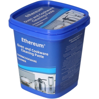 Pasta detergente per sanitari in acciaio inox bianca