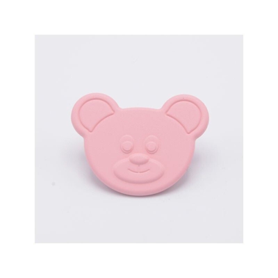 Pomolo Bimbi Yoghi in goffrato fine rosa