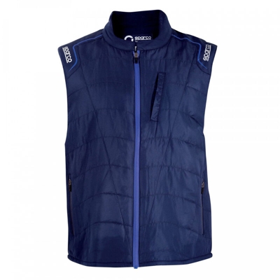 Sparco Paramount Gilet smanicato stile racing, blu marine, taglia XXL