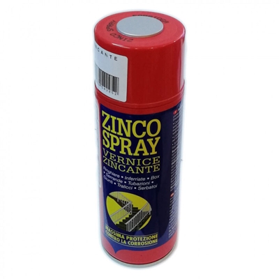 Saratoga Int.sforza - Zinco spray 400ml vernice zincante per galvanizzare a freddo