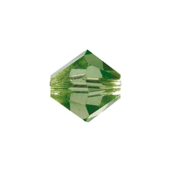SWAROVSKI PERLA DOPPIO CONO OLIVINE 4MM - 25PZ - Knorrprandell precio