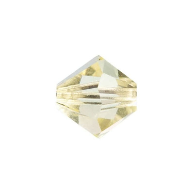 SWAROVSKI PERLA DOPPIO CONO GIALLO 4MM - 25PZ - Knorrprandell