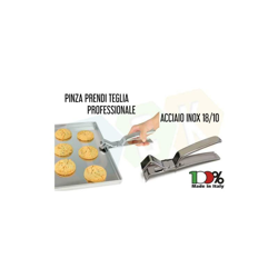 Pinza Per Teglie Forno Prendi Teglia Vassoio Acciaio Inox 18/10 Professionale características