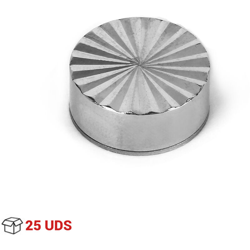 5 Tappi a vite per specchi Ø 18mm, Ottone, Cromato Lucido. Marchio - REI características