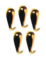 Ganci Ornamentali In Lega 5 Pezzi 30x15 ORO C/CHIODI precio
