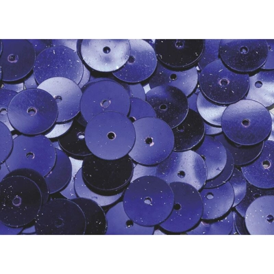 PAILLETTE LISCIO BLEU SCURO 8MM - 5GR - Knorrprandell