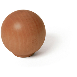 Pomolo in stile funzionale, Legno, Noce, 50 mm di diametro. Marchio - REI en oferta