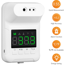 Termometro a infrarossi senza contatto a parete, lettura precisa Fahrenheit / Celsius, allarme di alta temperatura, intervallo di misurazione della características