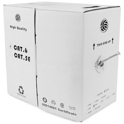 Bobina per cavi FTP Cat. 6A 23AWG grigio duro 305m