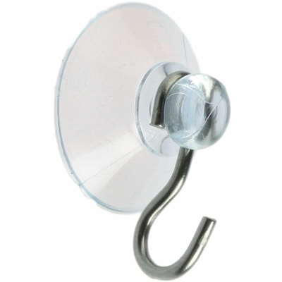 Gancio a ventosa RS PRO in PVC Liscio, diametro ventosa 20mm (Confezione da 10)