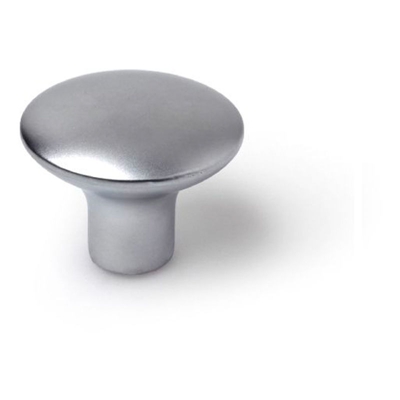 Pomolo stile contemporaneo, Zama, Cromato Satinato, 35 mm di diametro. Marchio REI