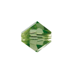 SWAROVSKI PERLA DOPPIO CONO OLIVINA 6MM - 12PZ - Knorrprandell características