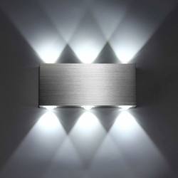 Stoex - Applique da Parete Rettangolare Moderna Applique da Parete a LED Moderna 6w Lampadario Semplice Bianca Fredda per Comodino Caffè Dell'ufficio precio