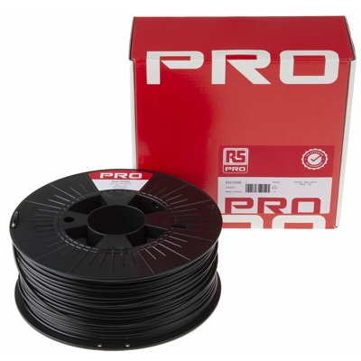 Filamento per stampante 3D RS PRO, ABS, Nero, diam. 2.85mm