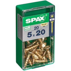 Set Di 20 Viti In Acciaio Testa Piana Pozidriv Spax, Diam.5 Mm X Mm L.20 precio