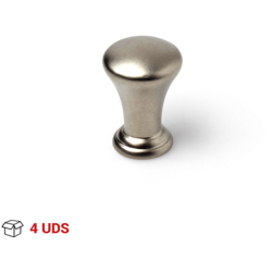 6 Pomolo stile contemporaneo, Zama, Nichel Bisú, 15 mm di diametro. Marchio REI precio