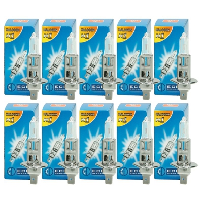 10x lampada illumiazione lampadina alogena xenon faro auto macchina H1 55W 12V