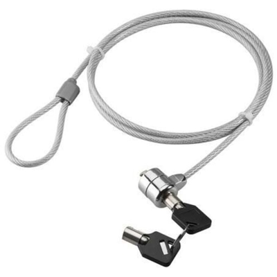 GOOBAY Cavo di sicurezza in acciaio con lucchetto per notebook netbook