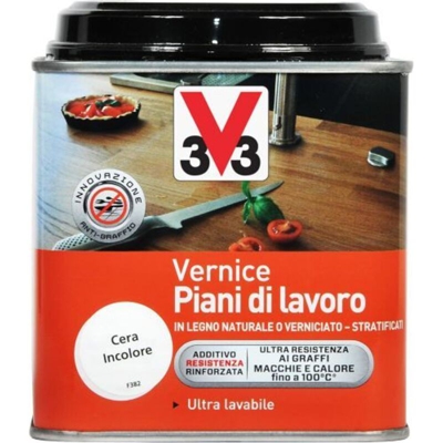 V33 - Vernice Protettiva Per Piano Di Lavoro Lt.0,5
