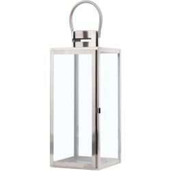 Lanterna argento 40 cm CYPRUS en oferta
