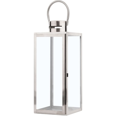 Lanterna argento 40 cm CYPRUS