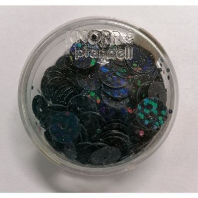 Knorrprandell- Paillette Glamour Nero 8Mm - 5Gr