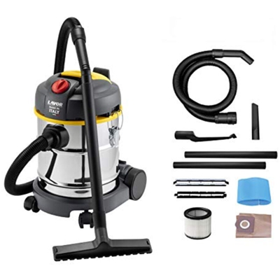LAVOR Aspirapolvere Aspiraliquidi WT 20 X con Motore Alta Efficienza da 800W, Po
