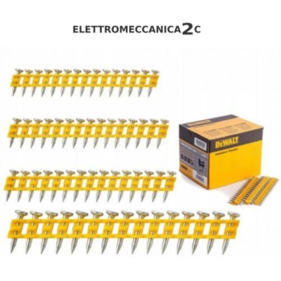 DEWALT DCN8901015 scatola 1005 chiodi per dcn890 serie gialla lunghezza 15mm