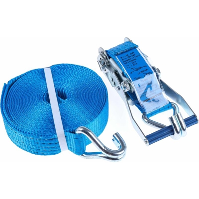 Cinghia con cricchetto 9m Gancio, larghezza 50mm, tensione di rottura 5000kg - Rs Pro