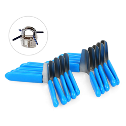 Asupermall - 10 PCS, Padlock Shim Picks Set, selezione di grimaldello serrature opener Accessori, Blu características